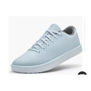 Allbirds Wool Piper Woven Womens Lace Up Shoes Sneakers In Blue Hush Size 10